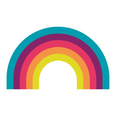 şirin gökkuşağı hava simgesi