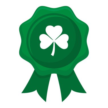 madalya ile st patrick yonca yaprağı