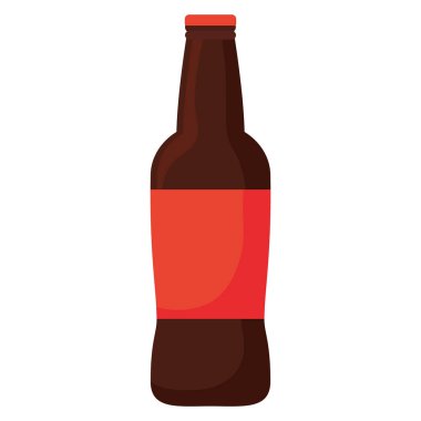 bira şişe izole simgesi