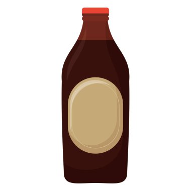 bira şişe izole simgesi