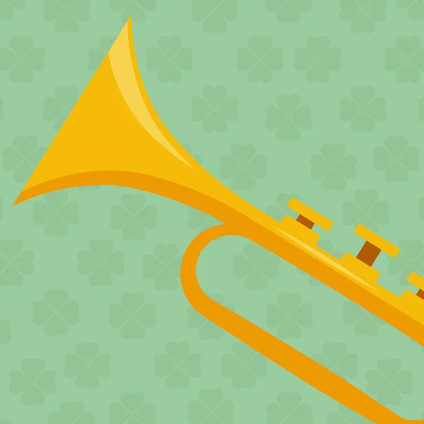 Trompeta Instrumento Musical icono — Archivo Imágenes Vectoriales
