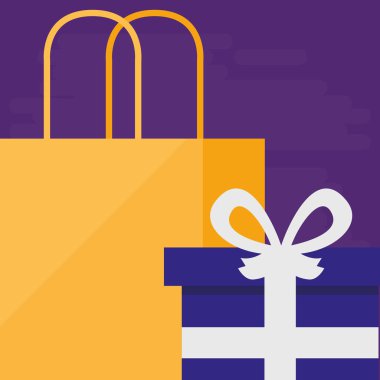 giftbox ile alışveriş çantası