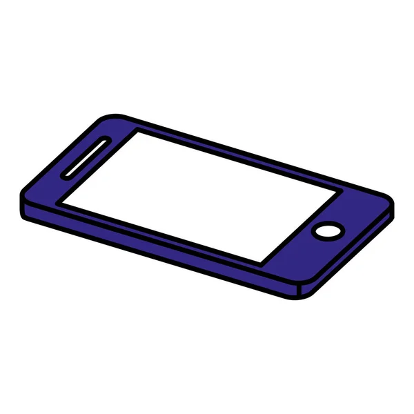 Smartphone device electronic icon — Stock Vector