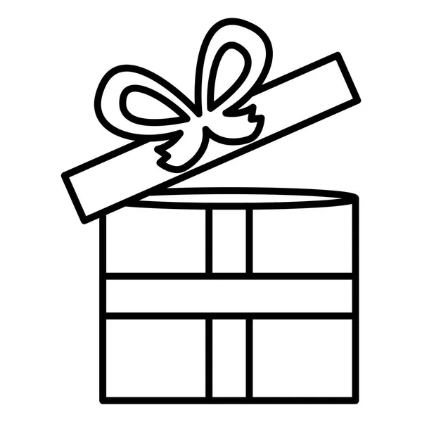 Ikona prezent pudełko obecny — Wektor stockowy