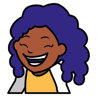 mutlu siyah kız karakter