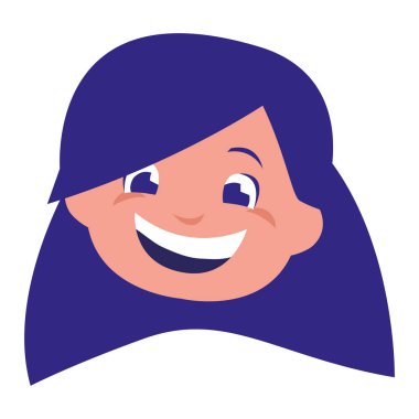 sevimli küçük kız baş karakter