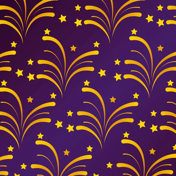 Splash of stars pattern background — Stock Vector