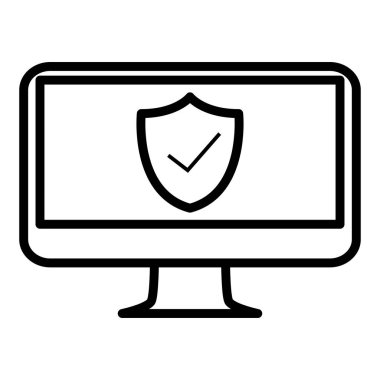 kalkan ve ok simgesi olan dizüstü bilgisayar