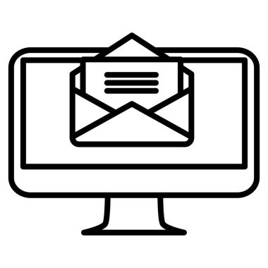 bilgisayar masaüstü zarf e-posta ile