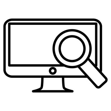 Büyüteç ile bilgisayar masaüstü