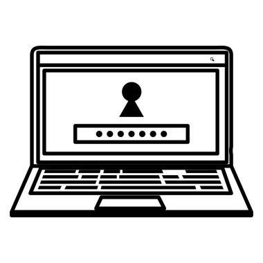 dizüstü bilgisayar anahtar deliği ile