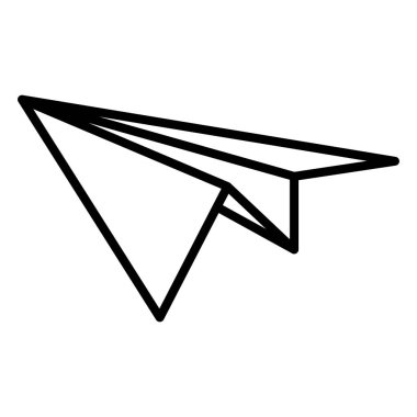 Kağıt Uçak izole simgesi