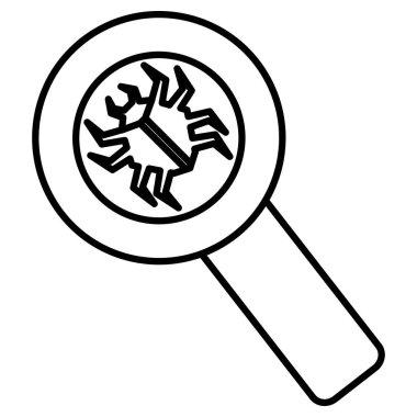 hata hayvan büyüteç ile