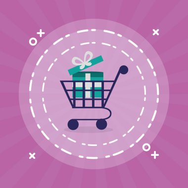 süpermarket alışveriş sepeti hediye ile