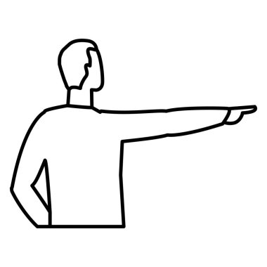 Genç ve rahat bir adam karakter