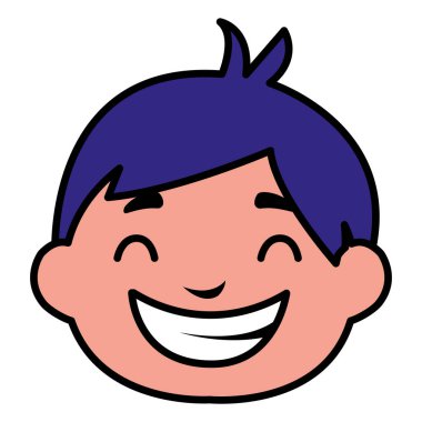 Sevimli küçük çocuk baş karakter.