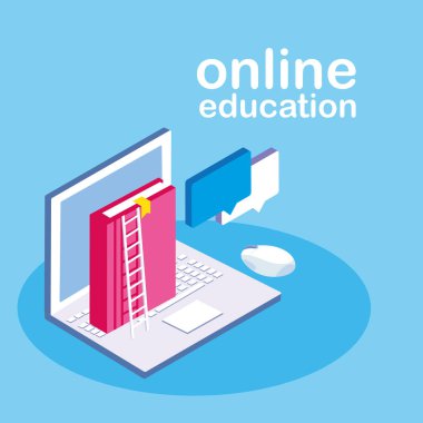 dizüstü bilgisayar ile online eğitim