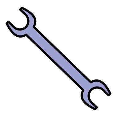 İngiliz anahtarı anahtar aracı simgesini