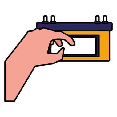 Elektrik pil araba ile el