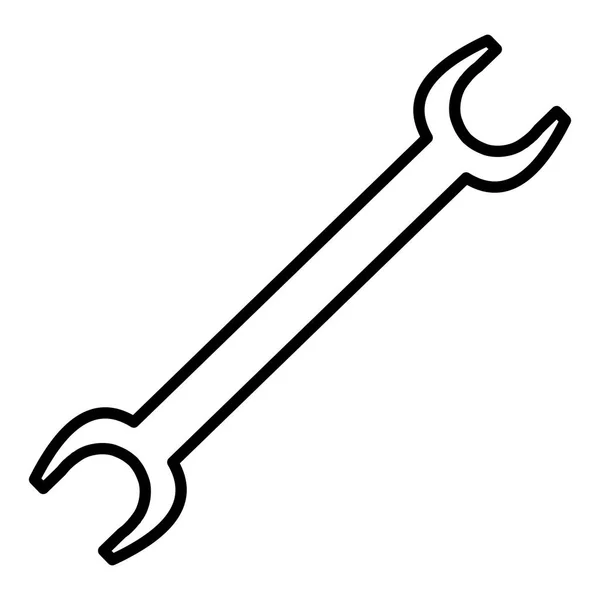 Wrench key tool icon — Stock Vector