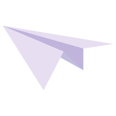 Kağıt Uçak izole simgesi