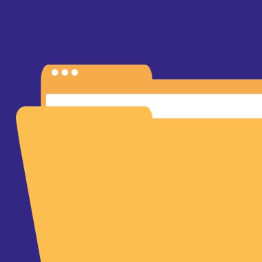 klasör belge izole simgesi