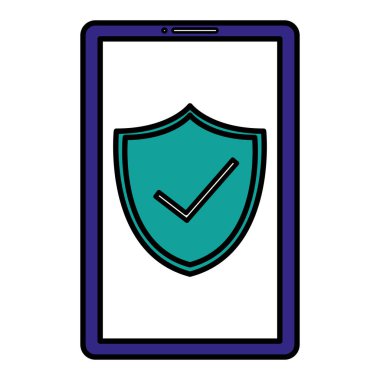 kalkan ve ok sembolü ile Smartphone