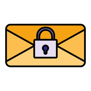 Zarf posta ile asma kilit