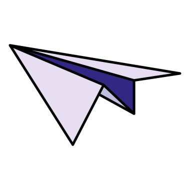 Kağıt Uçak izole simgesi