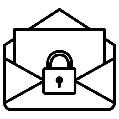 Zarf posta ile asma kilit