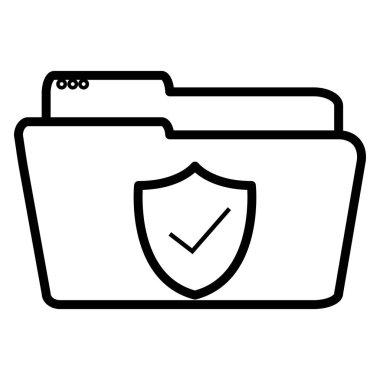 klasör belge ile kalkan