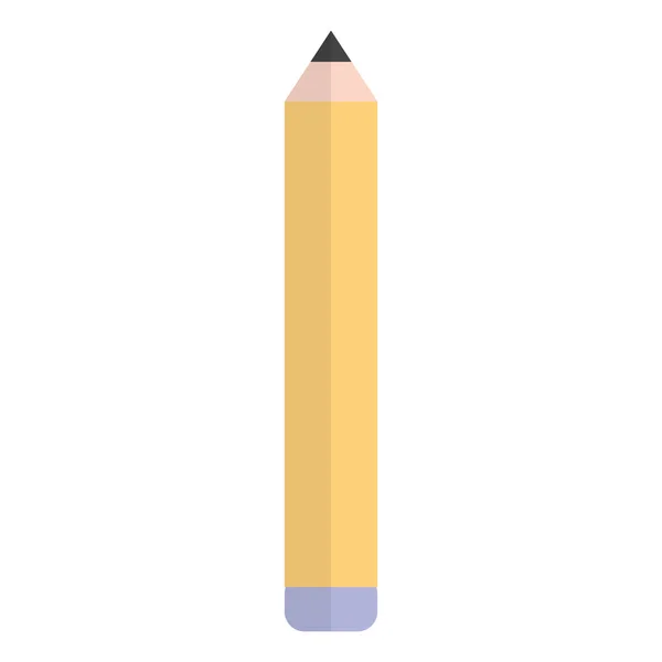Alimentation crayon icône isolée — Image vectorielle