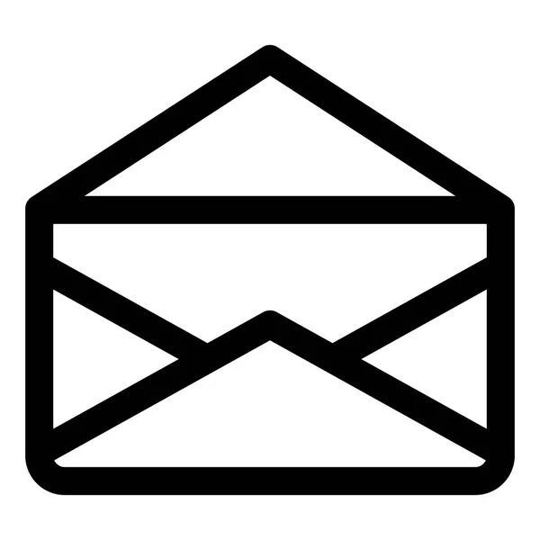 Envelope mail ícone isolado — Vetor de Stock