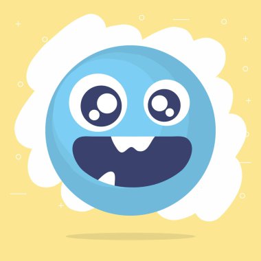 ifade yüz deli diş ile