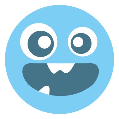 ifade yüz deli diş ile