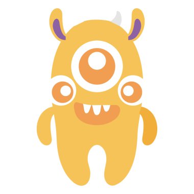 üç gözlü çizgi roman karakteri ile deli canavar