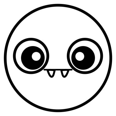 ifade yüz deli diş ile