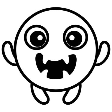 ifade yüz deli diş ile