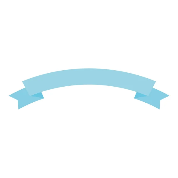 Ruban ruban cadre icône — Image vectorielle