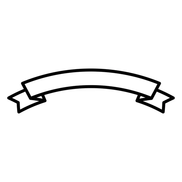 Band-Band-Rahmen-Symbol — Stockvektor