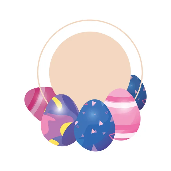 Huevos feliz Pascua — Archivo Imágenes Vectoriales