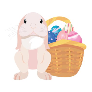 bunny Paskalya yortusu yumurta