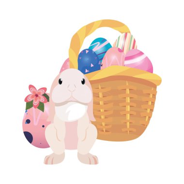 bunny Paskalya yortusu yumurta