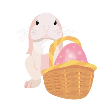 bunny Paskalya yortusu yumurta