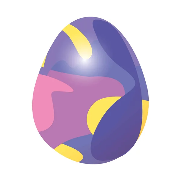 Parlayan Paskalya yortusu yumurta — Stok Vektör