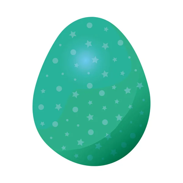 Świecące jajo wielkanocne — Wektor stockowy