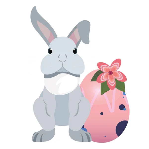 Bunny easter egg — Stockvector