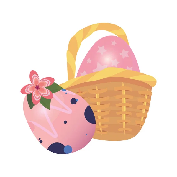Яйця щасливої Великодня — стоковий вектор