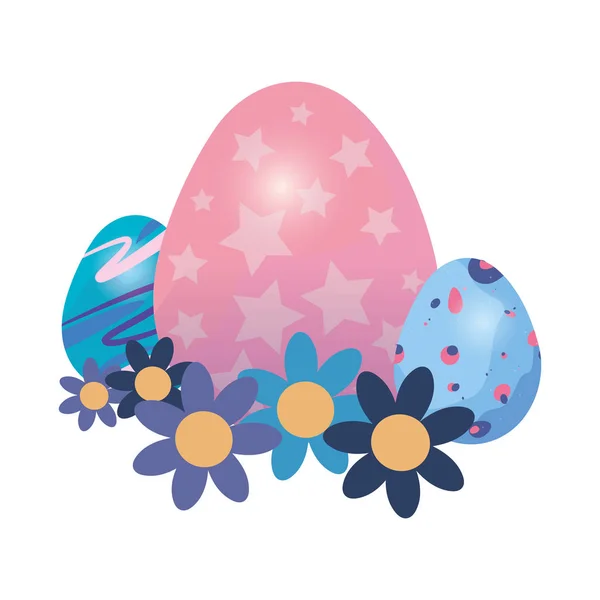 Huevos feliz Pascua — Vector de stock