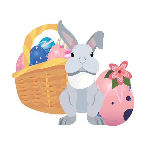 Bunny easter egg — Stockvector